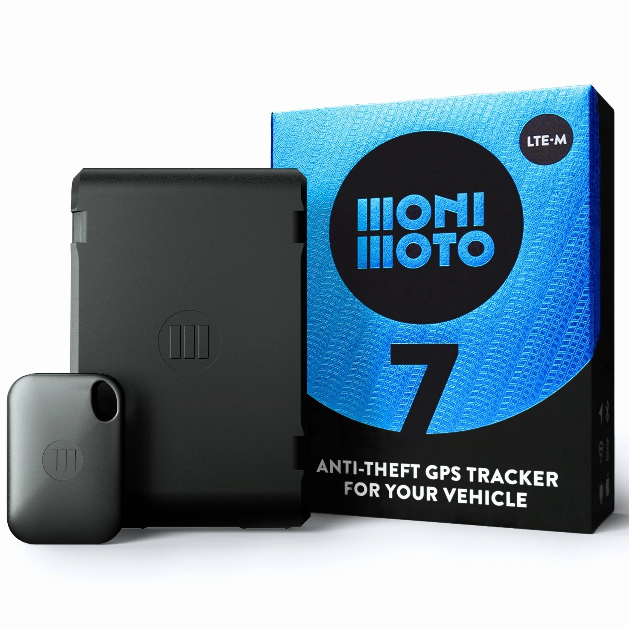 MoniMoto 7 GPS Tracker Motorrad - Diebstahlwarnanlage mit DIY-Installation, Keine Verkabelung erforderlich - Ortungsgerät für Autos, Roller, Quads, ATV, Schneemobile