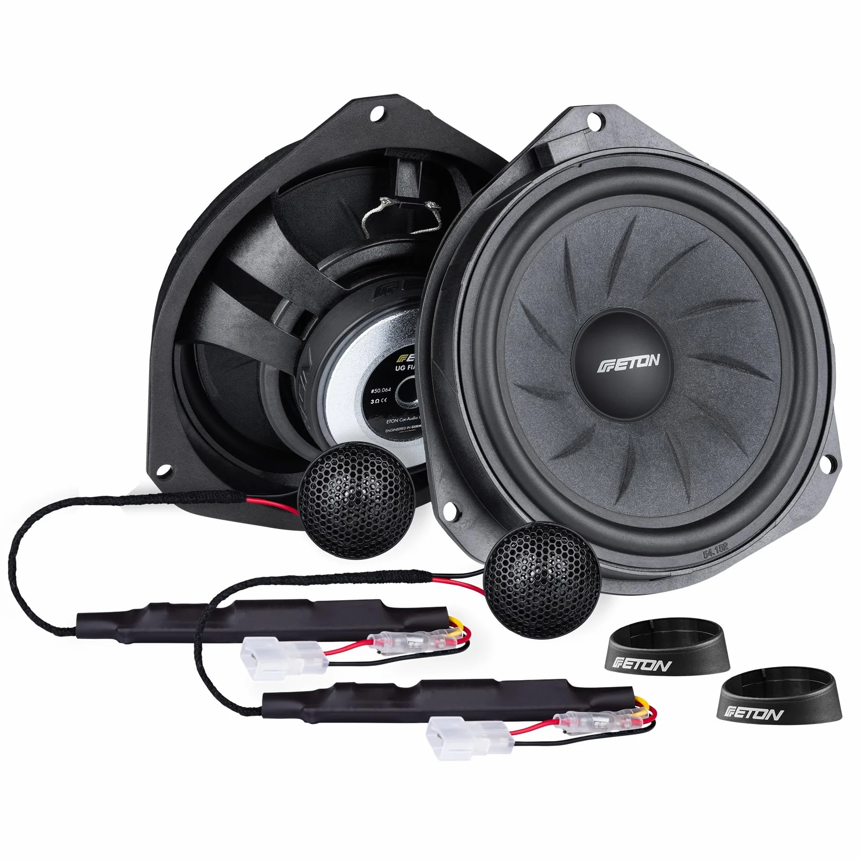 ETON UG FIAT FD16 – 16,5 cm (6,5“) Plug & Play Komponenten System, passgenaues Lautsprechersystem kompatibel mit FIAT Ducato