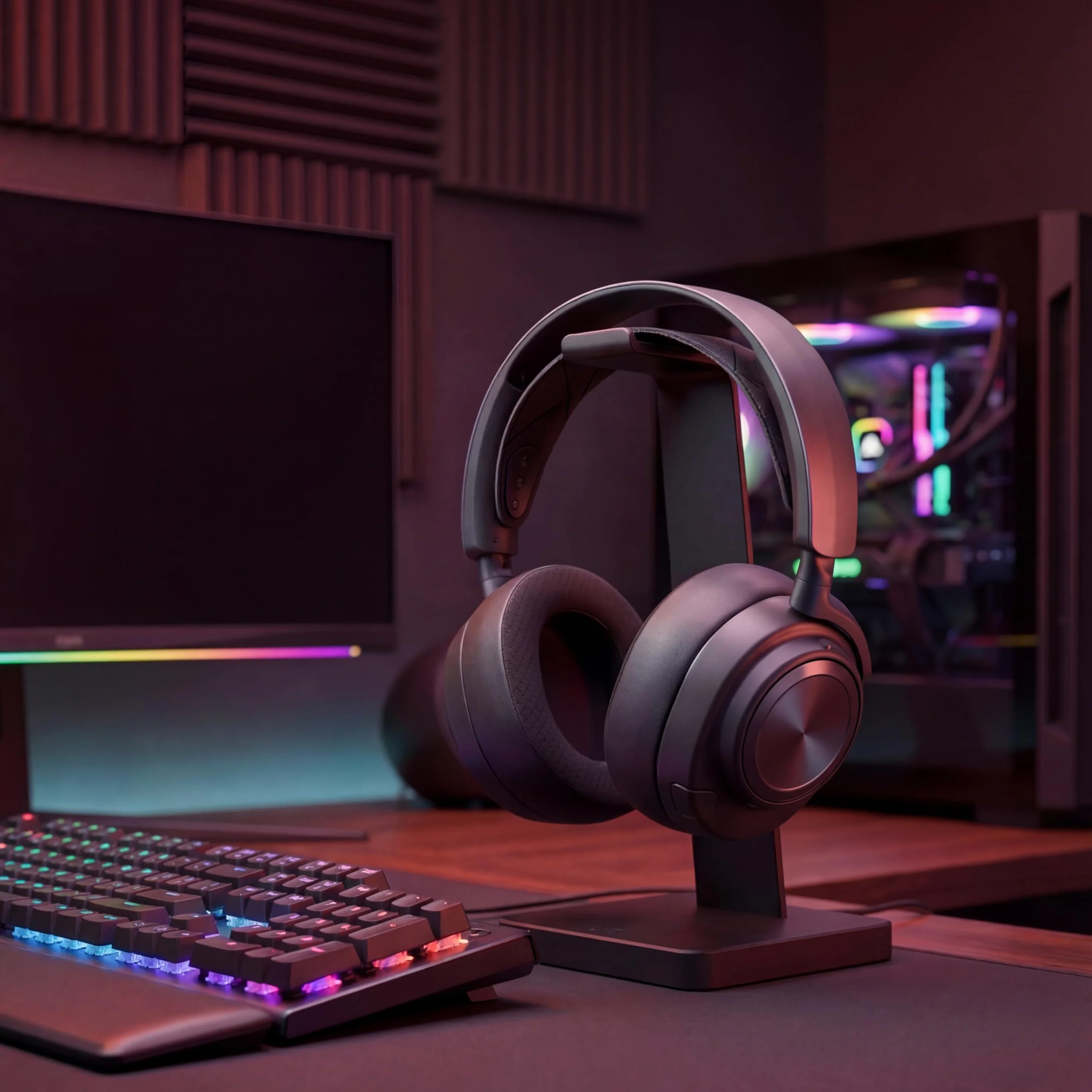 WC Freeze Nova Pro Wireless – Kühlende Gel-Ohrpolster für Arctis Nova Pro Wireless, Nova Elite & Nova Pro Omni (Passt Nicht auf andere Modelle), von Wicked Cushions | Black
