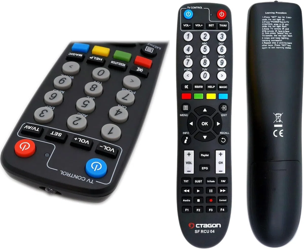 OCTAGON SF8008 UHD 4K Supreme Twin Sat Receiver, 2X DVB-S2X Tuner, E2 Linux & Define OS, mit PVR Aufnahmefunktion, M.2 M Key, Gigabit LAN, Kartenleser, Sat to IP, WiFi WLAN + HM-SAT HDMI Kabel