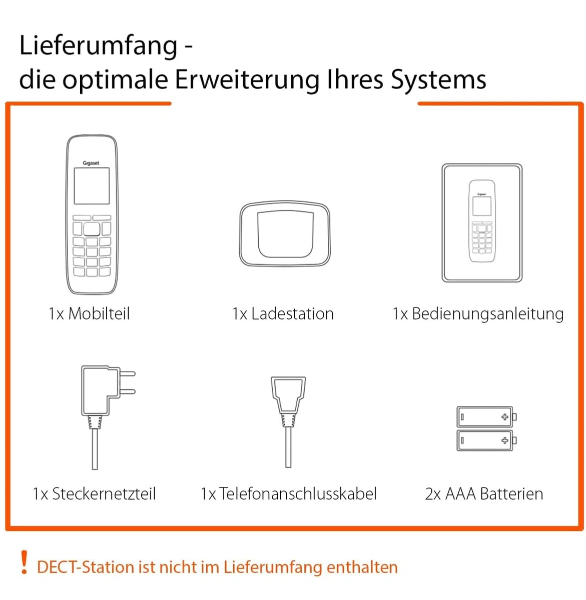 Gigaset C575HX - DECT-Mobilteil mit Ladeschale - Fritzbox-kompatibel - Schnurloses Telefon für Router und DECT-Basis - großes TFT Farbdisplay, schwarz [Deutsche Version] [Ohne Basis]