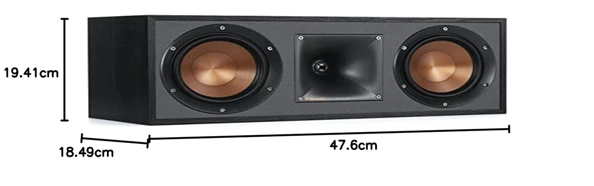 Klipsch Reference R-52C Schwarz
