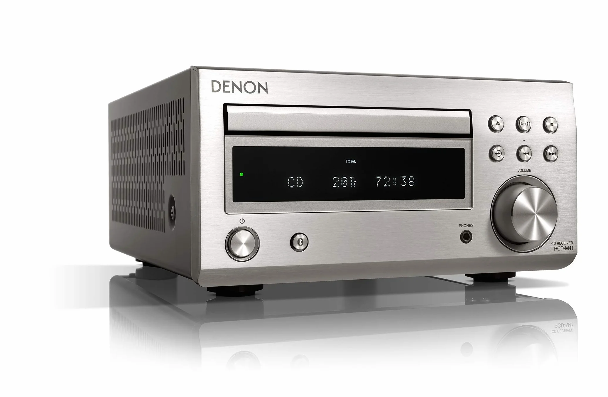 Denon RCD-M41DAB FM/DAB/CD Receiver Bluetooth Silber