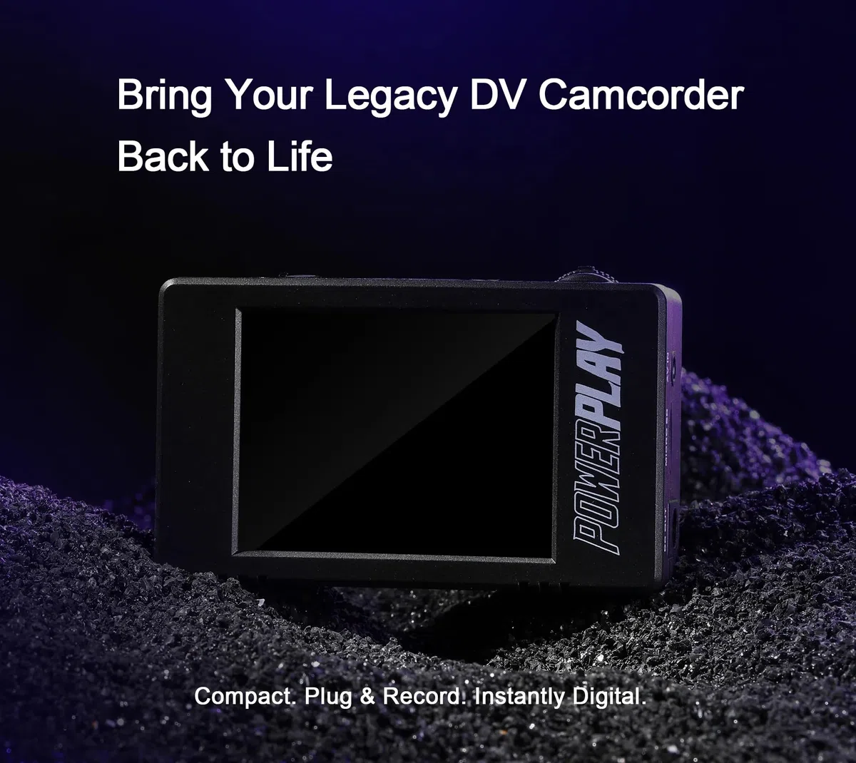 PowerPlay DVR-Videorecorder 60 fps Videoaufnahme analoger AV/RCA zu Digital-Konverter