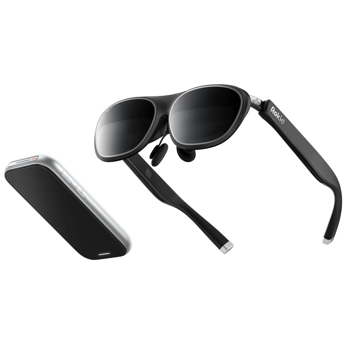 AR Spatial Schwarz, AR-Brille mit dreifachem Display für räumliches Computing