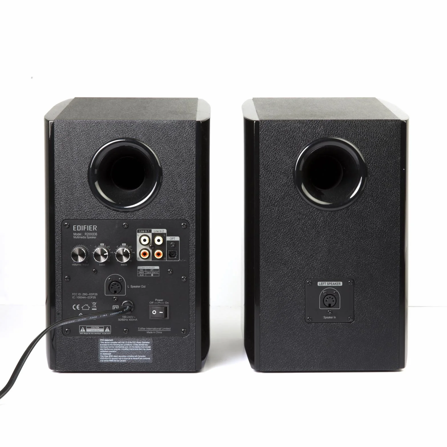 EDIFIER Studio R2000DB Bluetooth-Lautsprechersystem (120 Watt) mit Infrarot-Fernbedienung und optischem Eingang, Schwarz