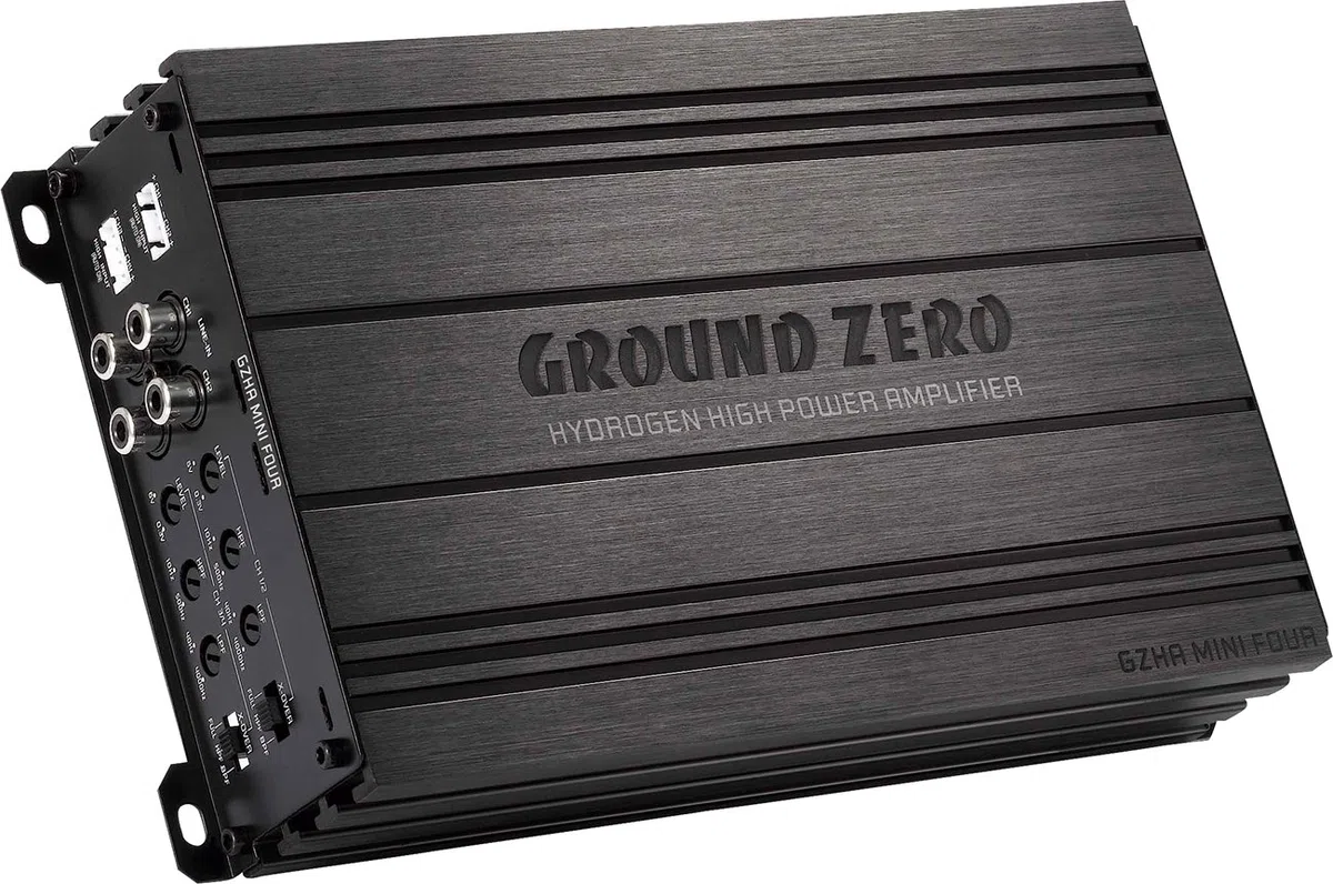 Ground Zero GZHA MINI FOUR 4-Kanal Verstärker Endstufe Class AB