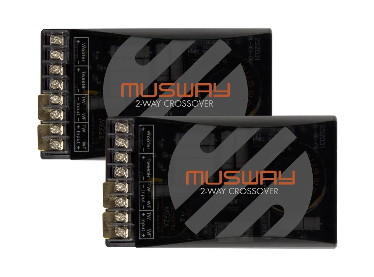 MUSWAY MG2X 2-Wege Frequenzweichen 5-Fach Hochtonpegelanpassung 1 Paar