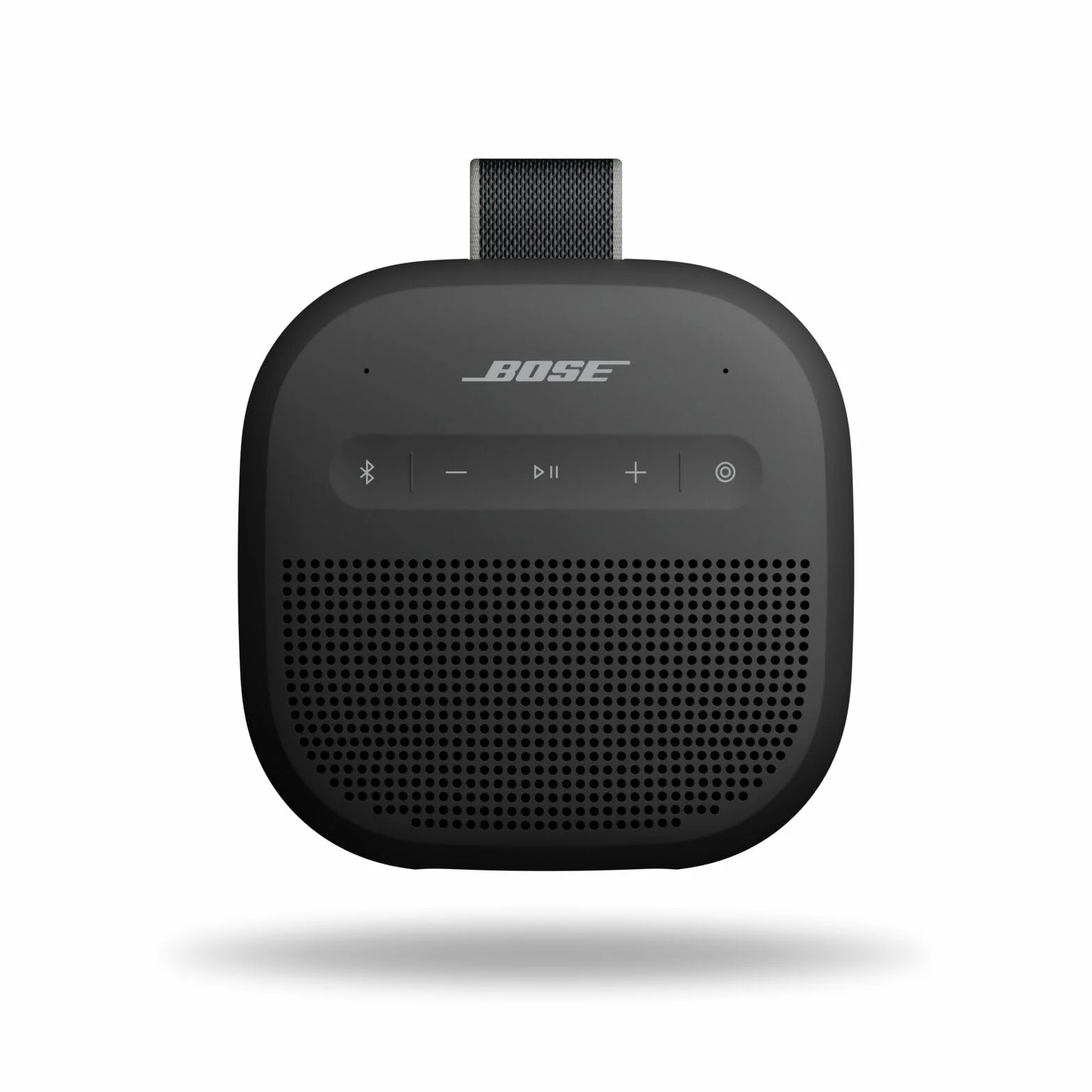 Bose SoundLink Micro Tragbarer Lautsprecher (2. Gen.), kabelloser Außen-Lautsprecher mit bis zu 12 Stunden Akkulaufzeit, wasserdicht und staubdicht, Schwarz