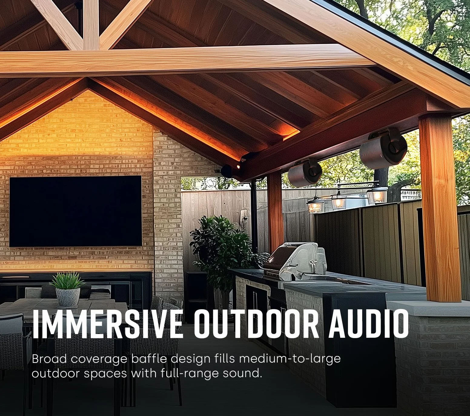 Polk Audio Atrium 8 SDI Außen-Lautsprecher (125 W) schwarz