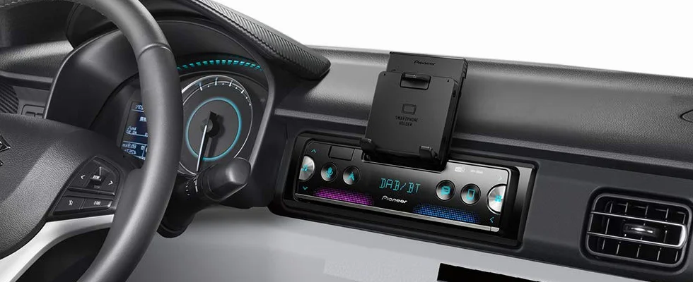 Pioneer SPH-20DAB, 1DIN Autoradio mit RDS und DAB + Bluetooth, USB für MP3, WMA, WAV, FLAC, Android-Unterstützung, iPhone-Steuerung, Smart Sync App