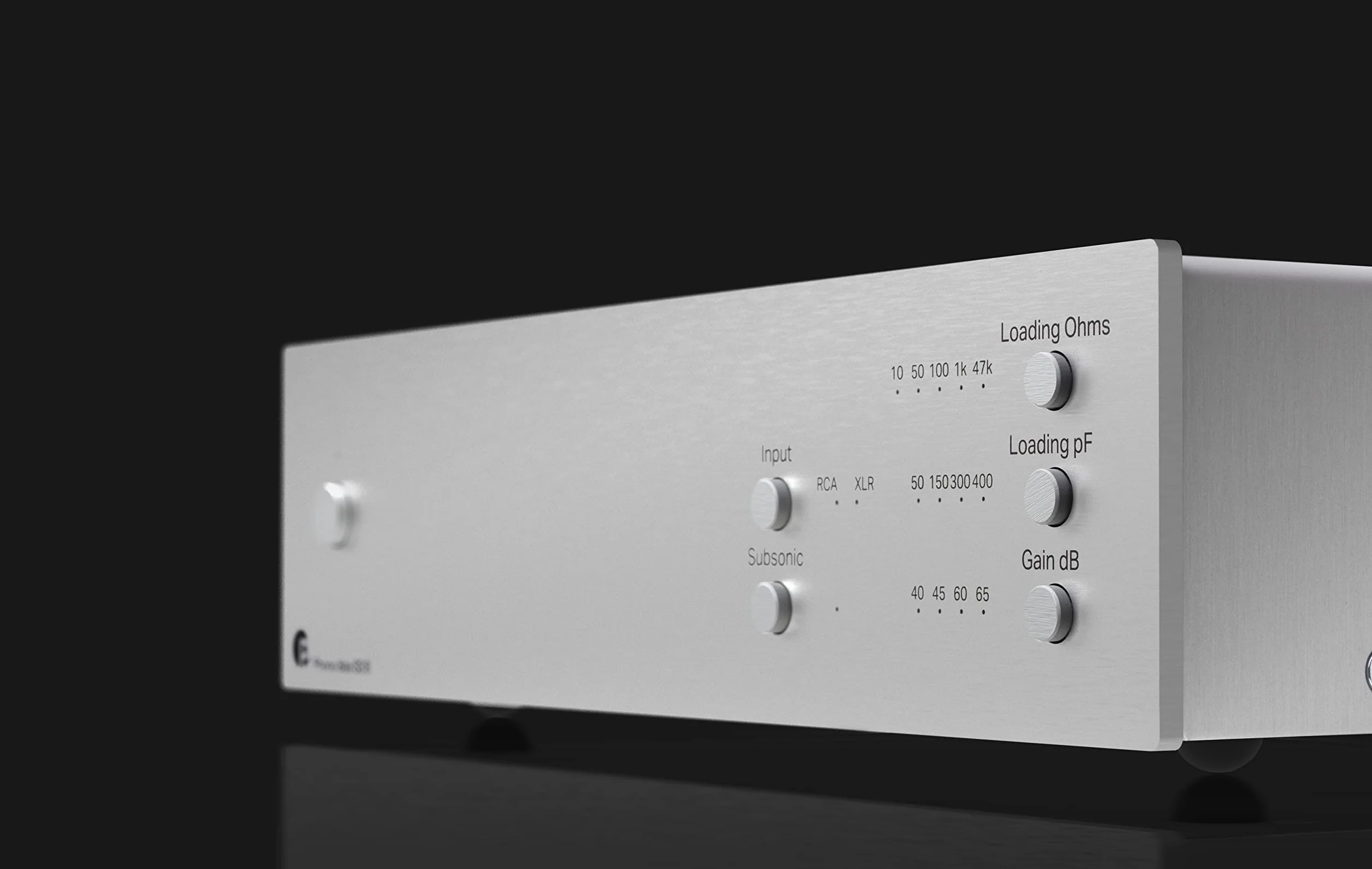 Phono Box S3 B, Symmetrischer audiophiler Phono-Vorverstärker, Silber