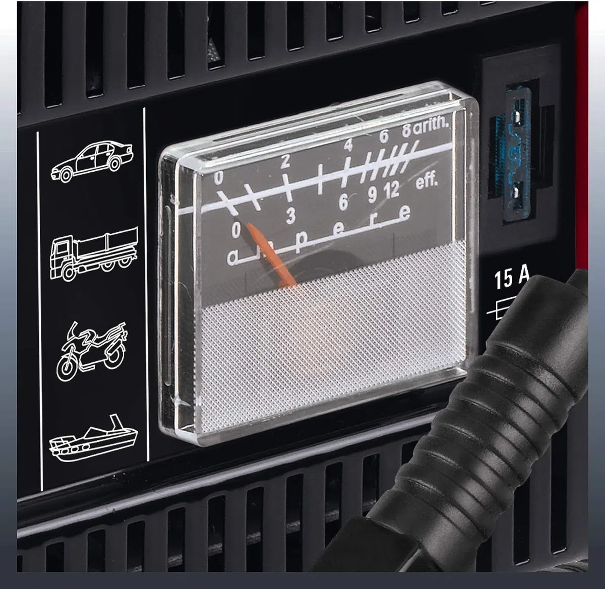 Einhell CC-BC 10 E Batterie-Ladegerät 12 V 5-200 Ah Stahlblechgehäuse
