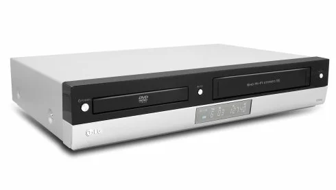 LG V 190 DVD-Player und Hi-Fi Videorekorder (4 HD Stereo VHS Recorder, SP/LP Recorder, Showview, Audio Digital Coax Out) Silber