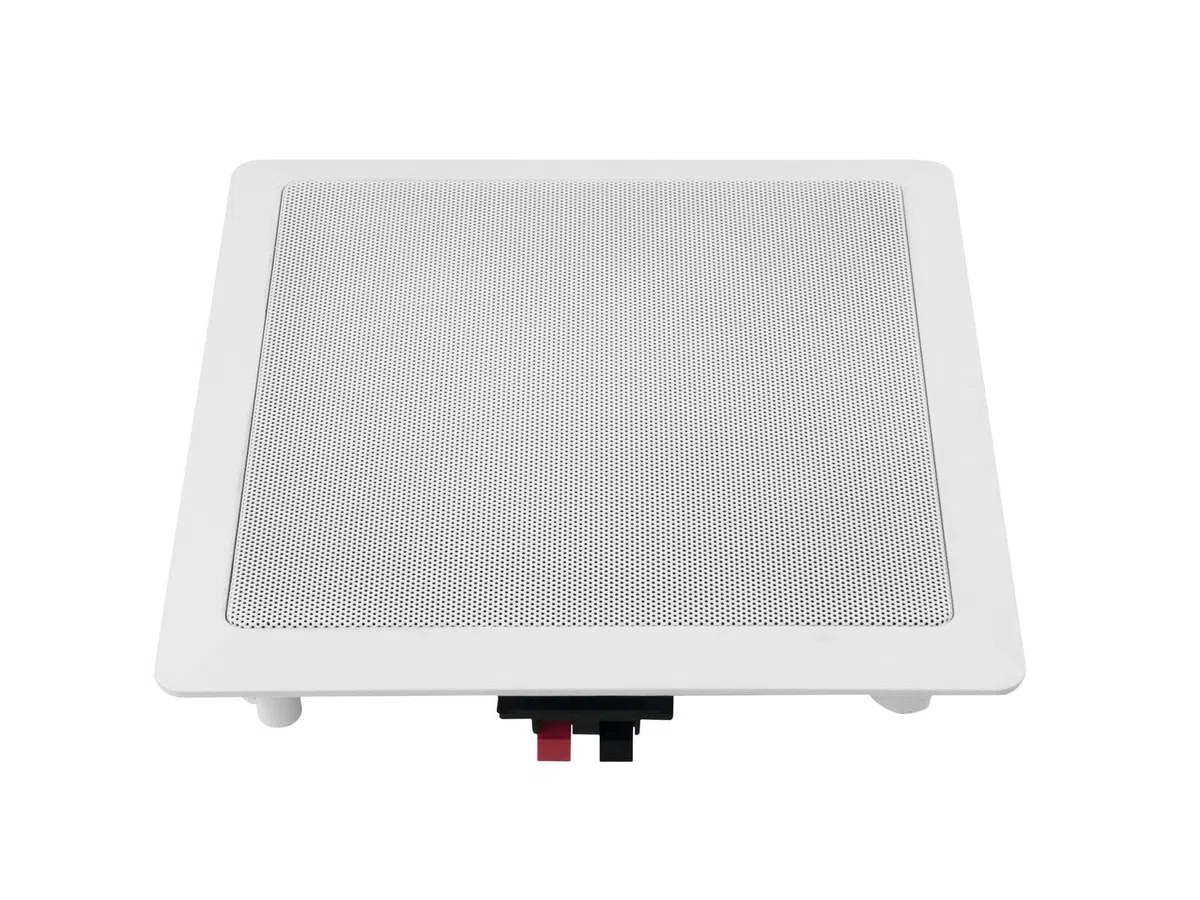 OMNITRONIC CSUB-8 Decken-Subwoofer 8" Einbau-Lautsprecher Doppelschwingspule 60 W RMS 2 x 8 Ohm 220 x 220 mm