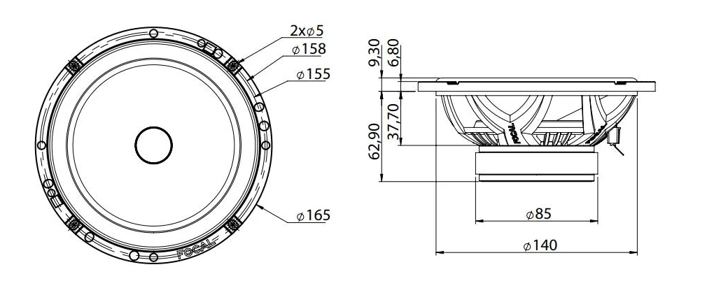 Focal Performance Access 165AS - 16,5cm Composystem