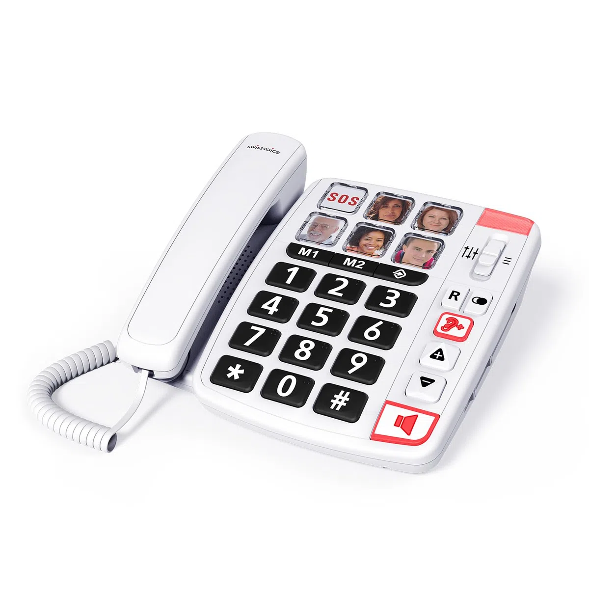 Alcatel Swissvoice Xtra 1110・Telefon mit Schnur・weiß (ATL1418644)