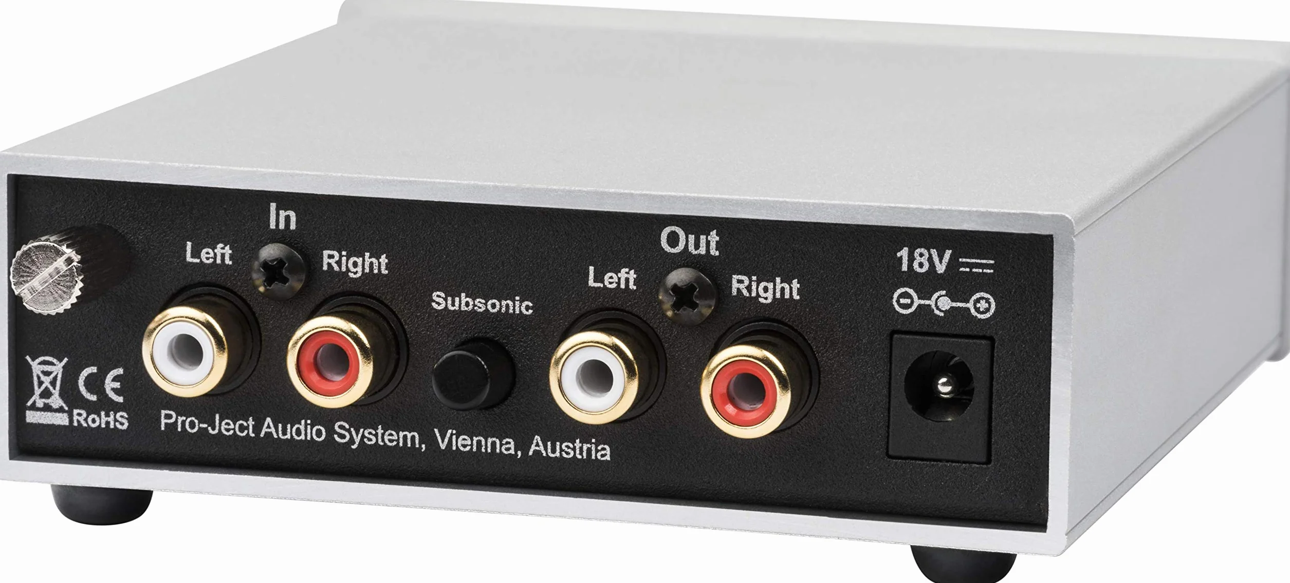 Pro-Ject Phono Box S2, „Best Buy“ MM/MC Phono Vorverstärker (Schwarz)