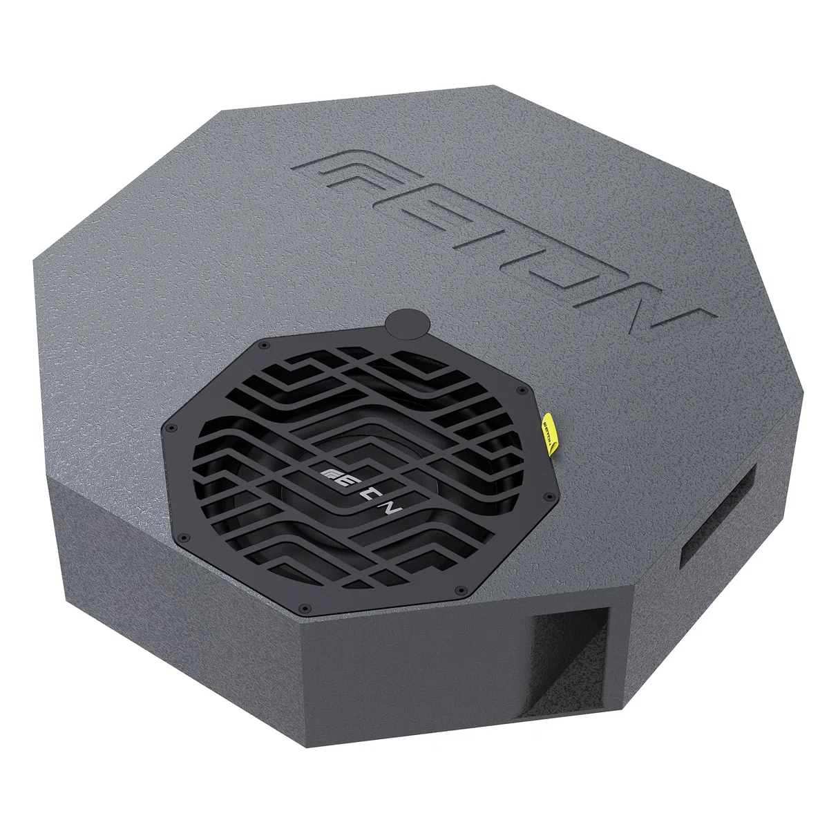 ETON Res 10 AR – Flacher Aktiv-Subwoofer für Reserverad-Mulde, aktive Bassreflex Bassbox mit potentem 25 cm / 10“ Woofer, Gehäuse nur 14,8 cm hoch, 540 Watt RMS Verstärkerleistung