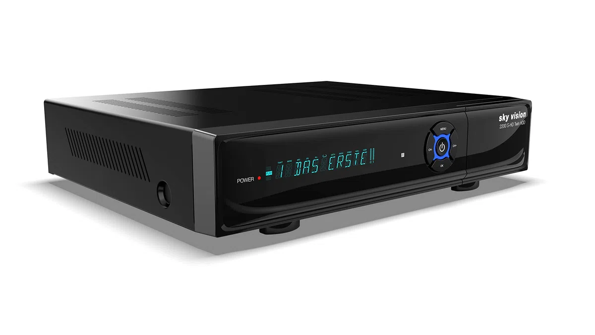 sky vision 2200 HD Digitaler Satelliten Receiver mit 1TB Festplatte (HDD, HDTV, DVB-S2, HDMI, USB 2.0, Full HD 1080p)