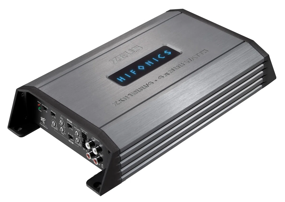 HiFonics ZXR1200/4E - 4-Kanal CLASS D Premium Digital Compact Verstärker mit 1200 Watt RMS | ZEUS EXPANSION SERIE