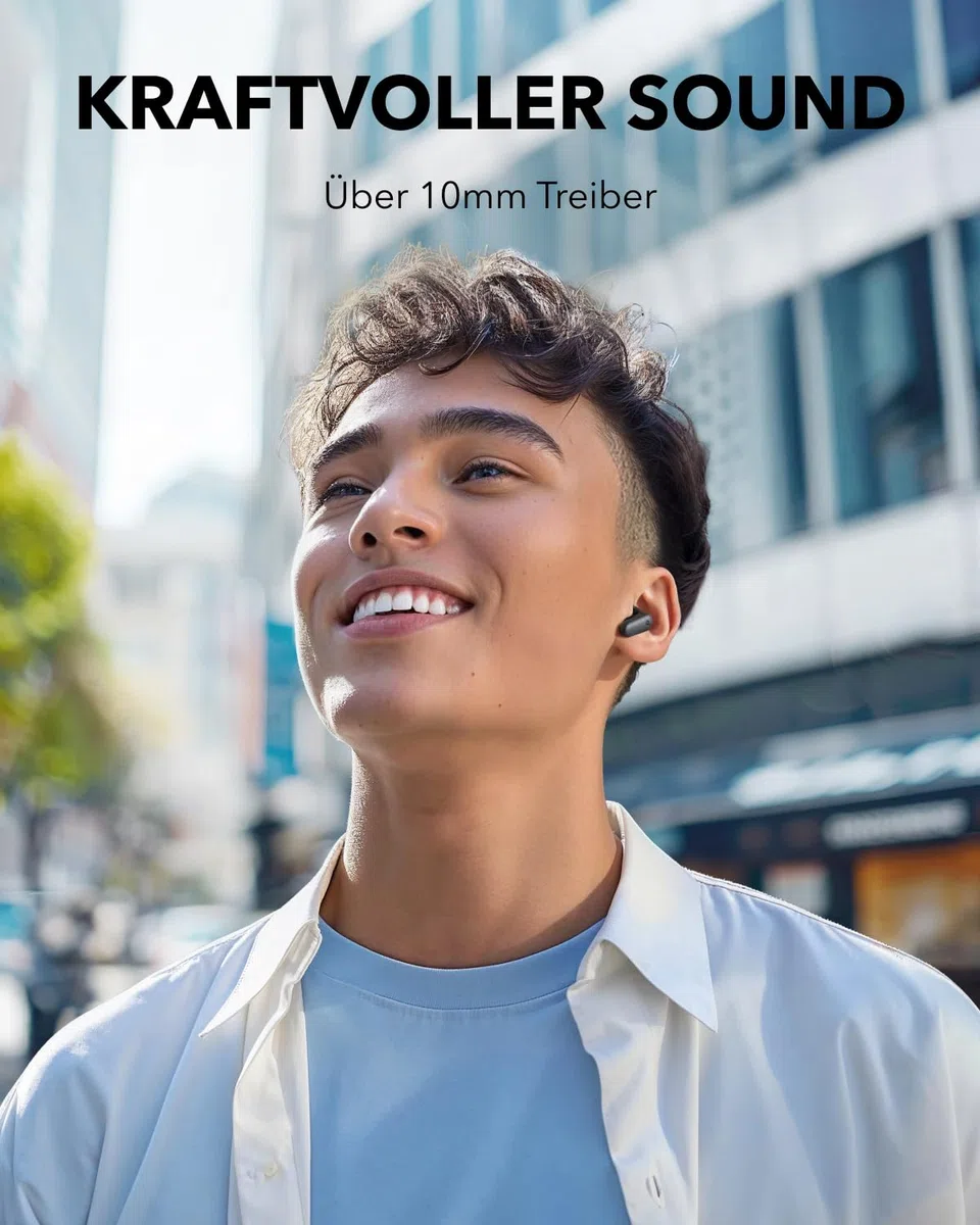 Anker soundcore P30i Kabellose Ohrhörer mit Geräuschunterdrückung, Bass, 45h Spielzeit, IP54, Bluetooth 5.4