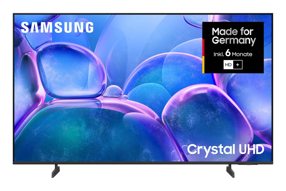 Samsung Crystal UHD 4K U7099F 43 Zoll (108 cm) LED Fernseher, Optimiert für Fussball und Gaming, Crystal Prozessor 4K, AI Upscaling, SmartThings, Knox Security, Kostenlose Inhalte, Smart AI TV