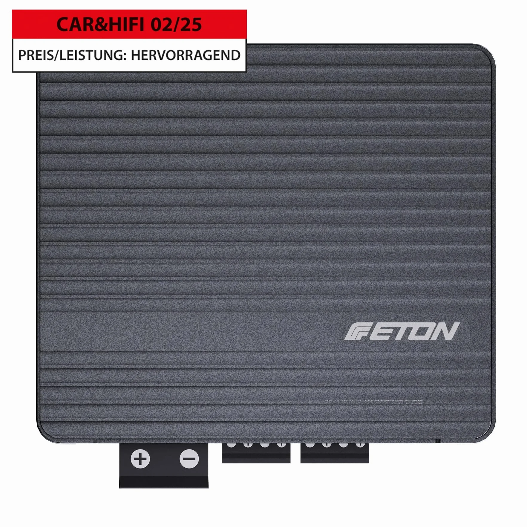 ETON MA 4 – kompakter 4 Kanal Verstärker, leistungsstarke digitale Mini Endstufe für Autos und Reisemobile, Class D Amp mit 4 x 105 W