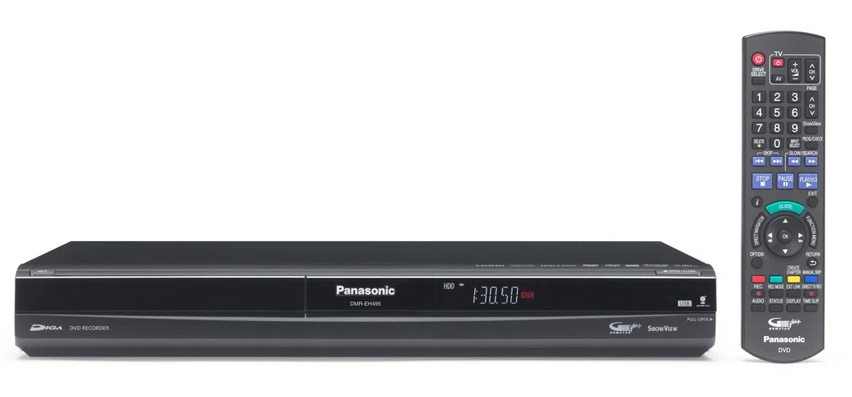 Panasonic DMR EH 495 EG K DVD-/Festplatten-Rekorder 160 GB (HDMI, DivX-zertifiziert, USB 2.0) schwarz