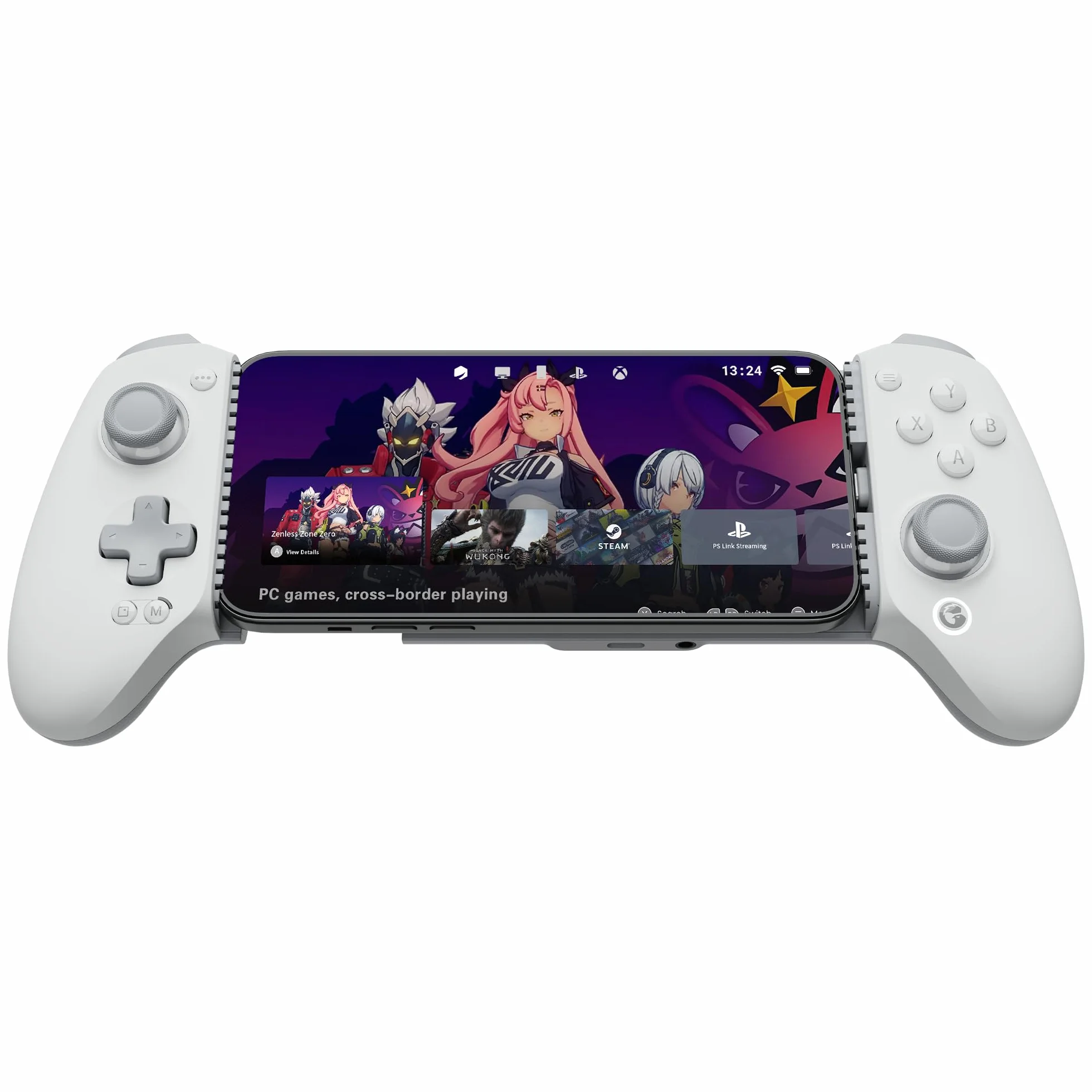GameSir G8 Plus Mfi Phone Controller für iPhone 15/16/17/iPad Mini & Android, iPad-Gamepad mit Hall-Effekt-Sticks/Triggern, zwei Rückseitentasten, spielbar mit Genshin Impact, PUBG Mobile，Minecraft