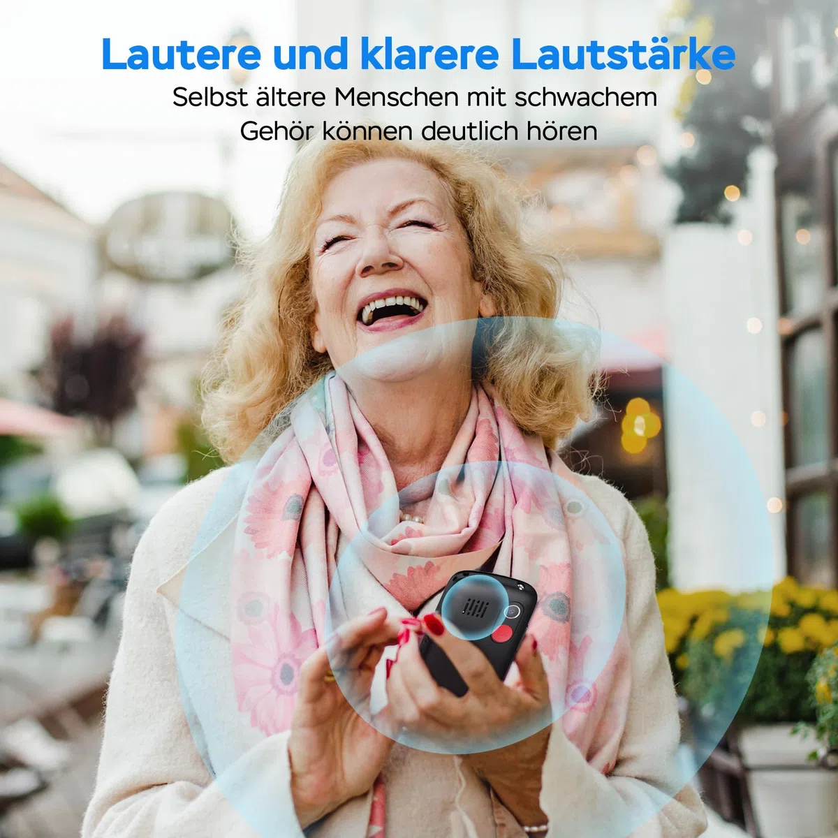 SweetLink S2PLUS Seniorenhandy Dual SIM 2G GSM 1400mAh Akku SOS-Notruftaste 1,77" Großtasten-Display Ladestation FM-Radio