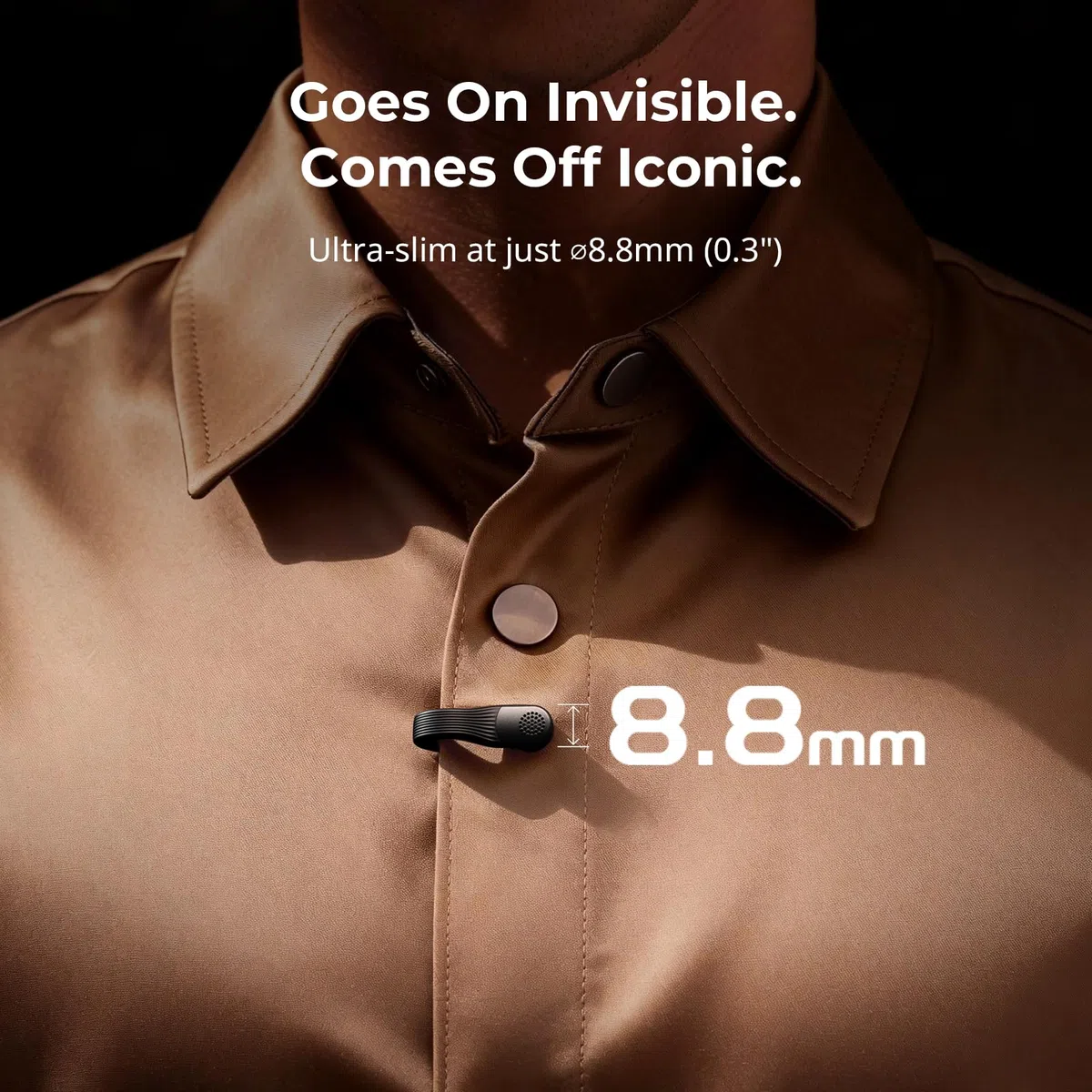 SMALLRIG S70 Wireless Microphone (2 Sender + 2 Empfänger + Ladeschale), USB-C & 3,5-mm-Schnittstellen für Telefone/Tablets/Kameras, unsichtbar & leicht für Vlogs, Hochwertige 48kHz/24bit Aufnahme-5715