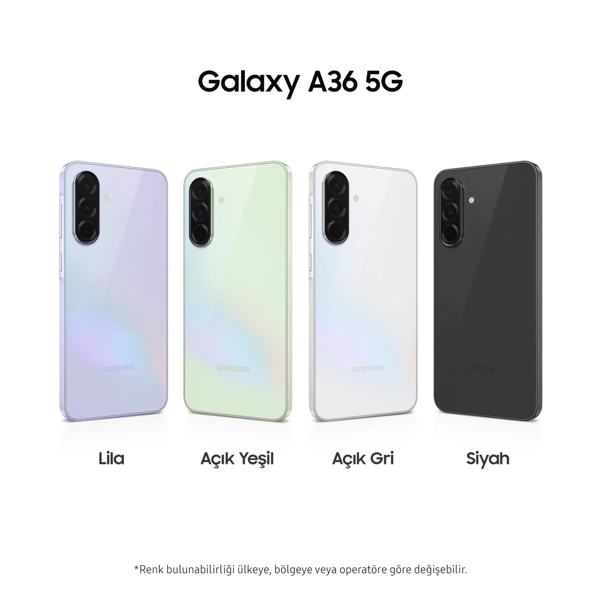 Samsung Galaxy A36 5G Smartphone 256GB 8GB RAM hellgrau Octa-Core-Prozessor
