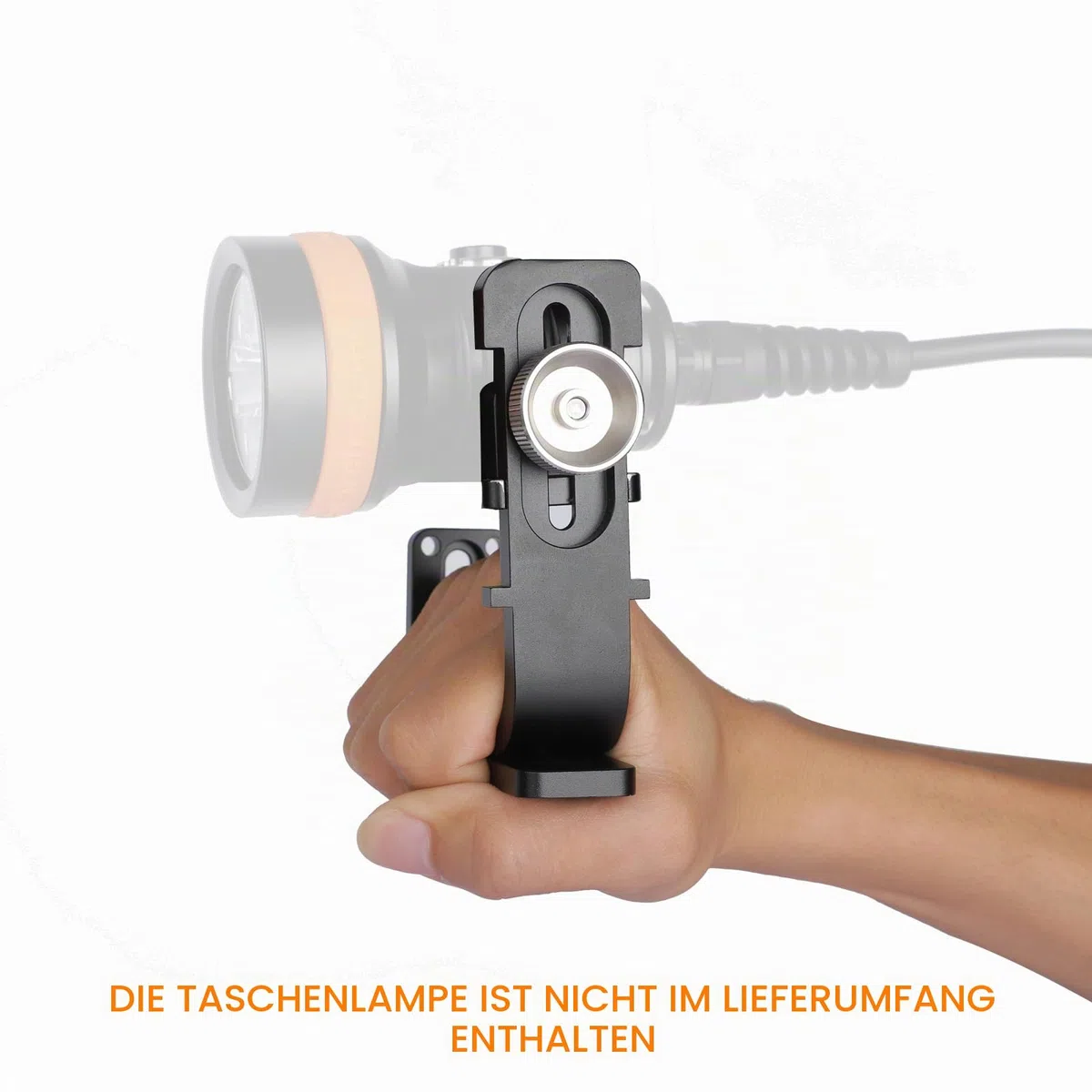 OcraTorch H620 Verstellbarer drehbarer Goodman-Griffadapter Technisches Tauchlichtzubehör Universal Tauchwerkzeug für OcraTorch D630, D620, D850, D511, ZD710 Unterwasserlichter