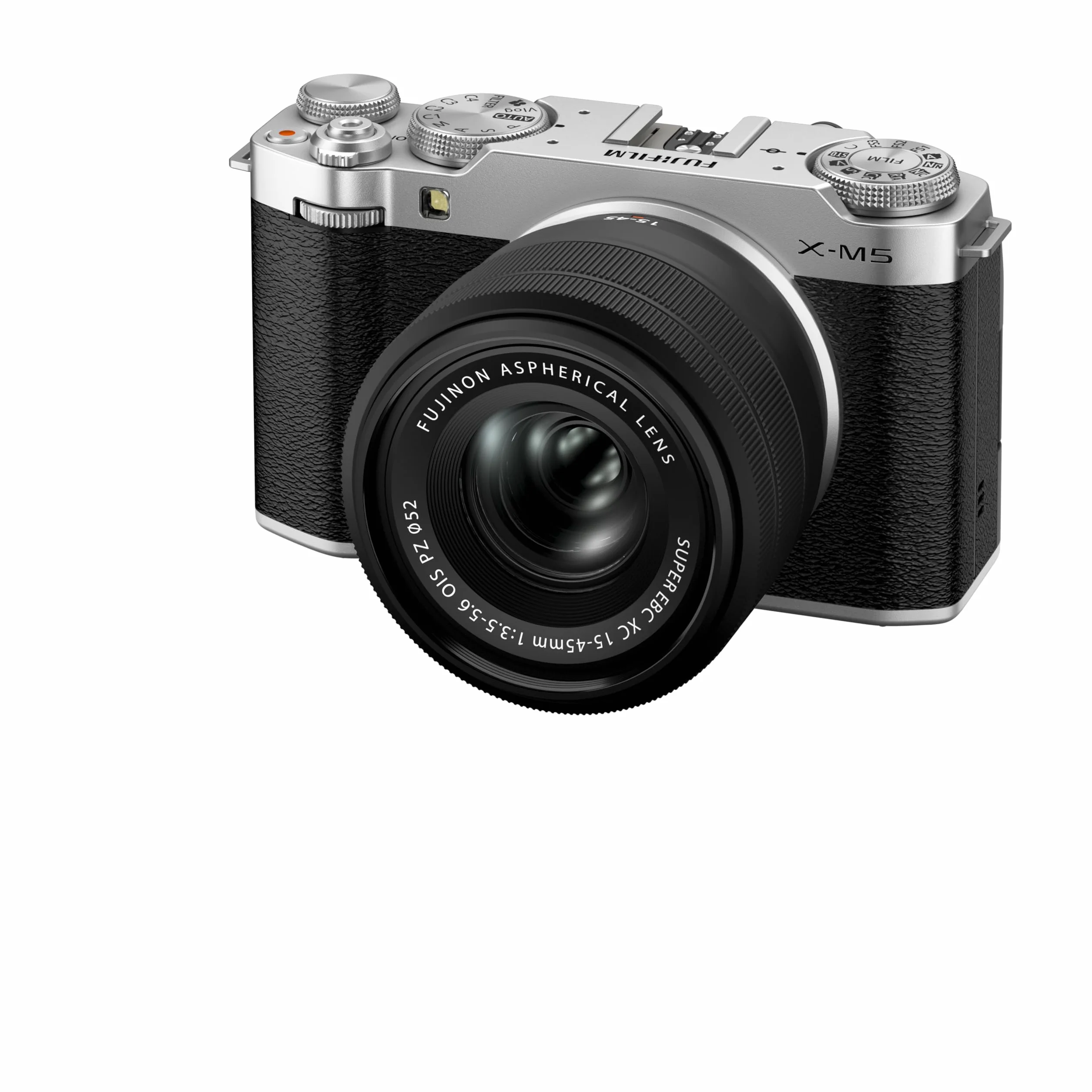 FUJIFILM X-M5 + XC15-45mm Kit Silber