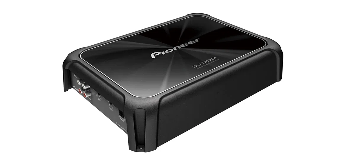 Pioneer GM-D9701 Class-D-Mono-Verstärker mit fernbedienbarem Bass Boost (2.400 W), Sensor für Lautsprechereingang, variabler TPF, Anschluss für bis zu 4 Subwoofer