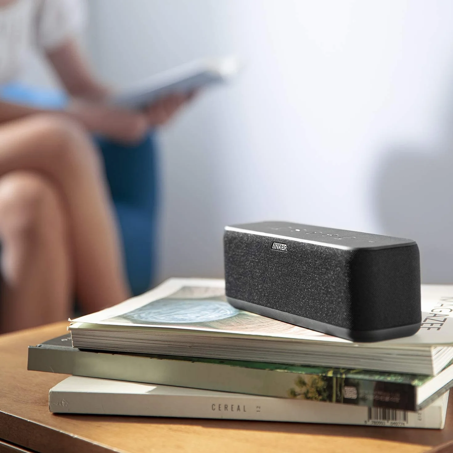 Anker SoundCore Boost Bluetooth Lautsprecher, BassUp Technologie, IPX7 Wasserschutz, 12 Std Akku, 20m Reichweite, Duale Treiber, intensiver Bass, EQ