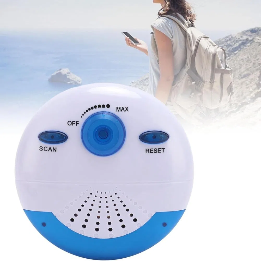 Wasserdichtes Duschradio, Tragbares Mini-FM-Radio mit Eingebautem Lautsprecher für Badezimmer, Küche, Bootfahren, Wandern, Duschlautsprecher