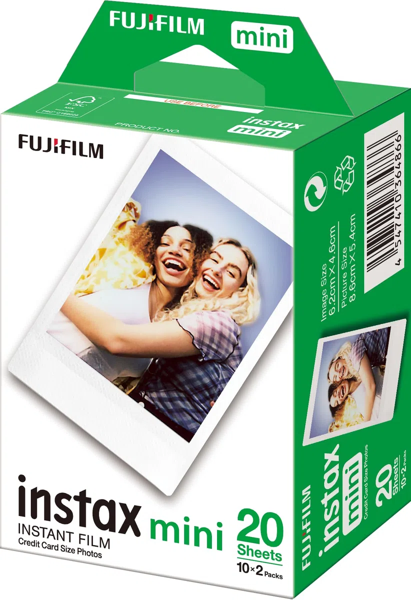 INSTAX Mini 12 Sofortbildkamera Pastel-Blue + Mini Film Standard (20/PK)