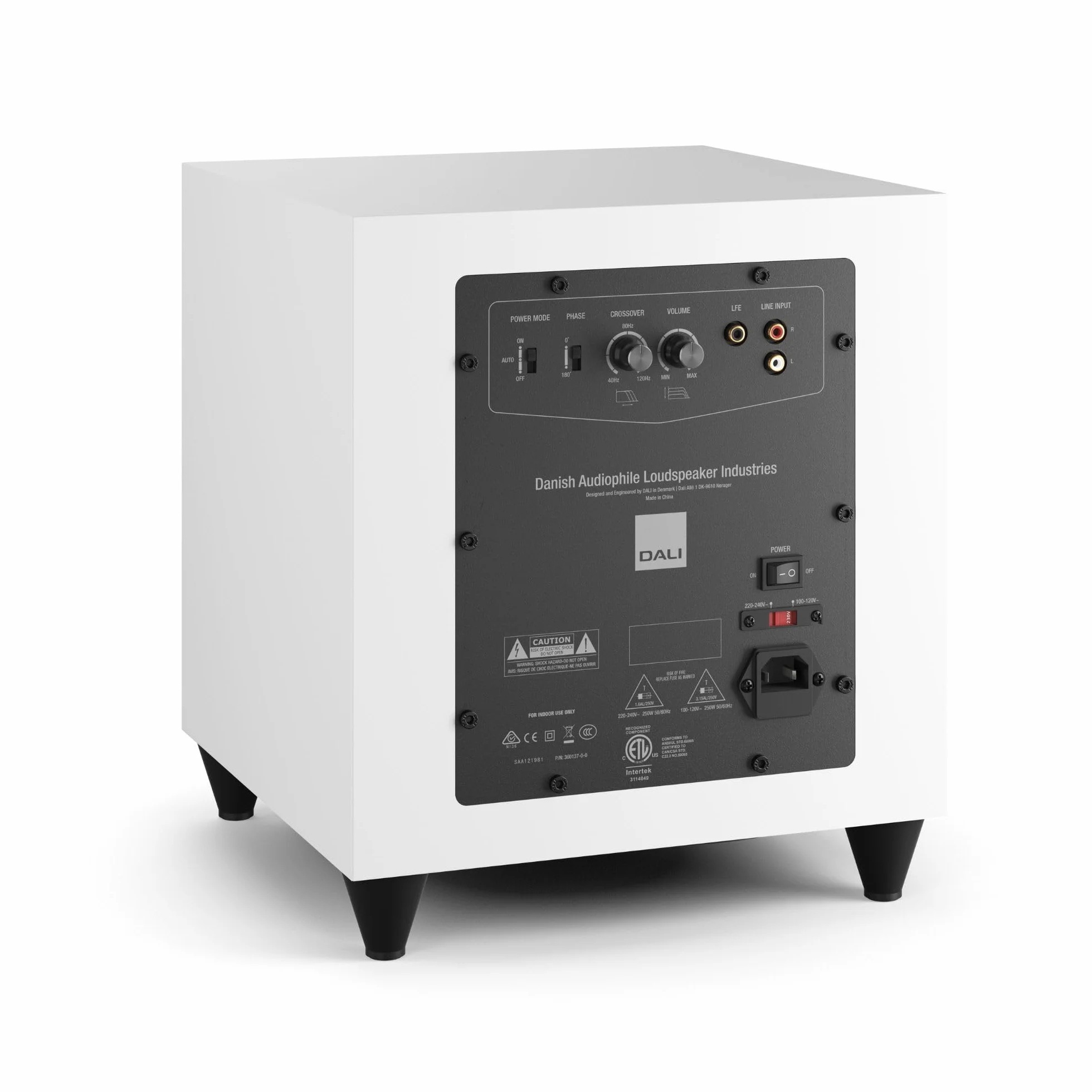 DALI SUB C-8 D Kompakter Subwoofer 8" Downfiring-Tieftöner Class-D-Verstärker HiFi Heimkino