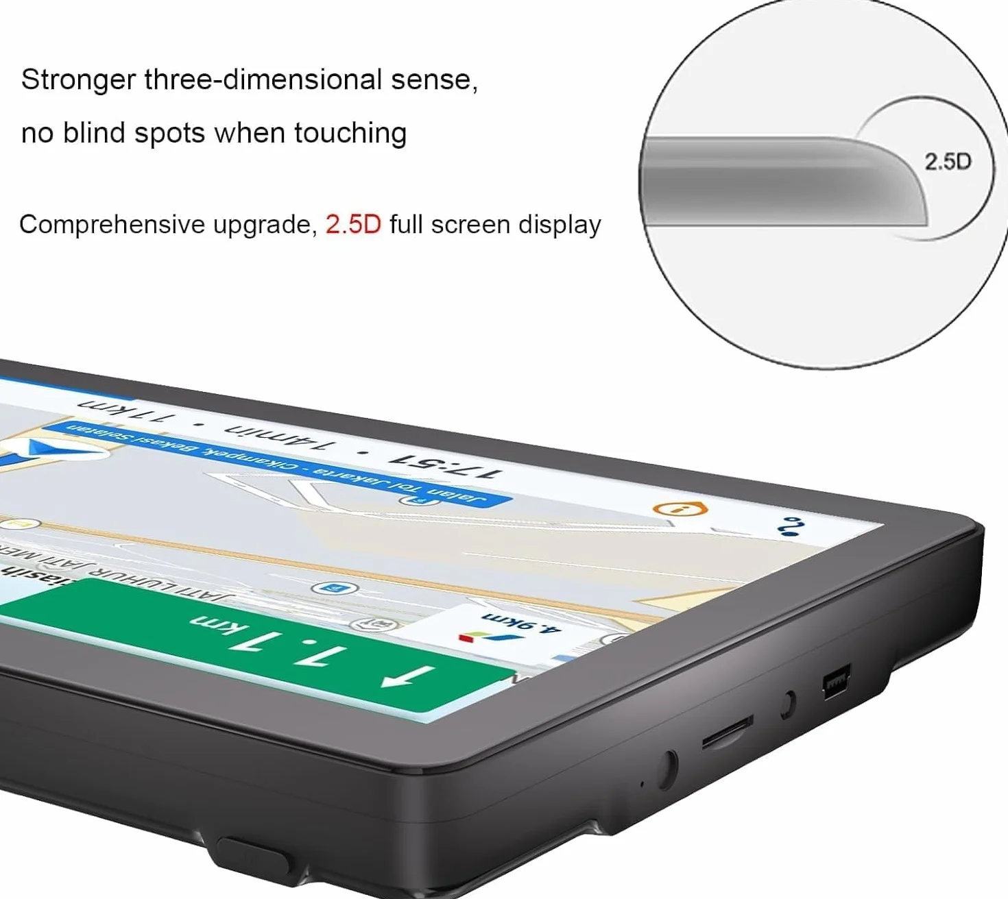 GPS-Navigationsgerät für Auto, 9 Zoll, Schwergewicht, Auto-Navigation mit HD-Touchscreen, multifunktional, Sprachführung 2026, EU-Kartographie installiert, lebenslang, für Auto, LKW, schweres Gewicht